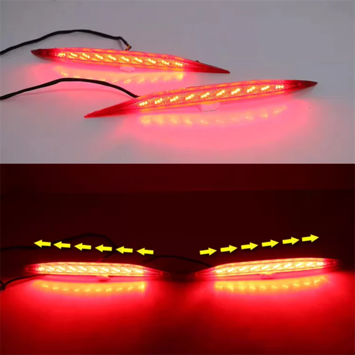 Hyundai Elantra 2021-2023 rear bumper LED DRL reflector