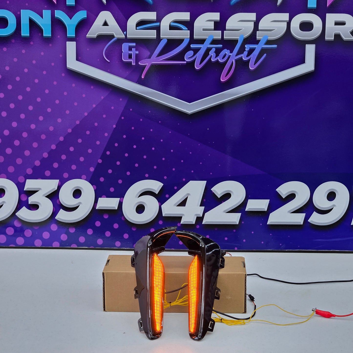 Honda Civic Type R 2023+ front bumper LED DRL w/ turn signal