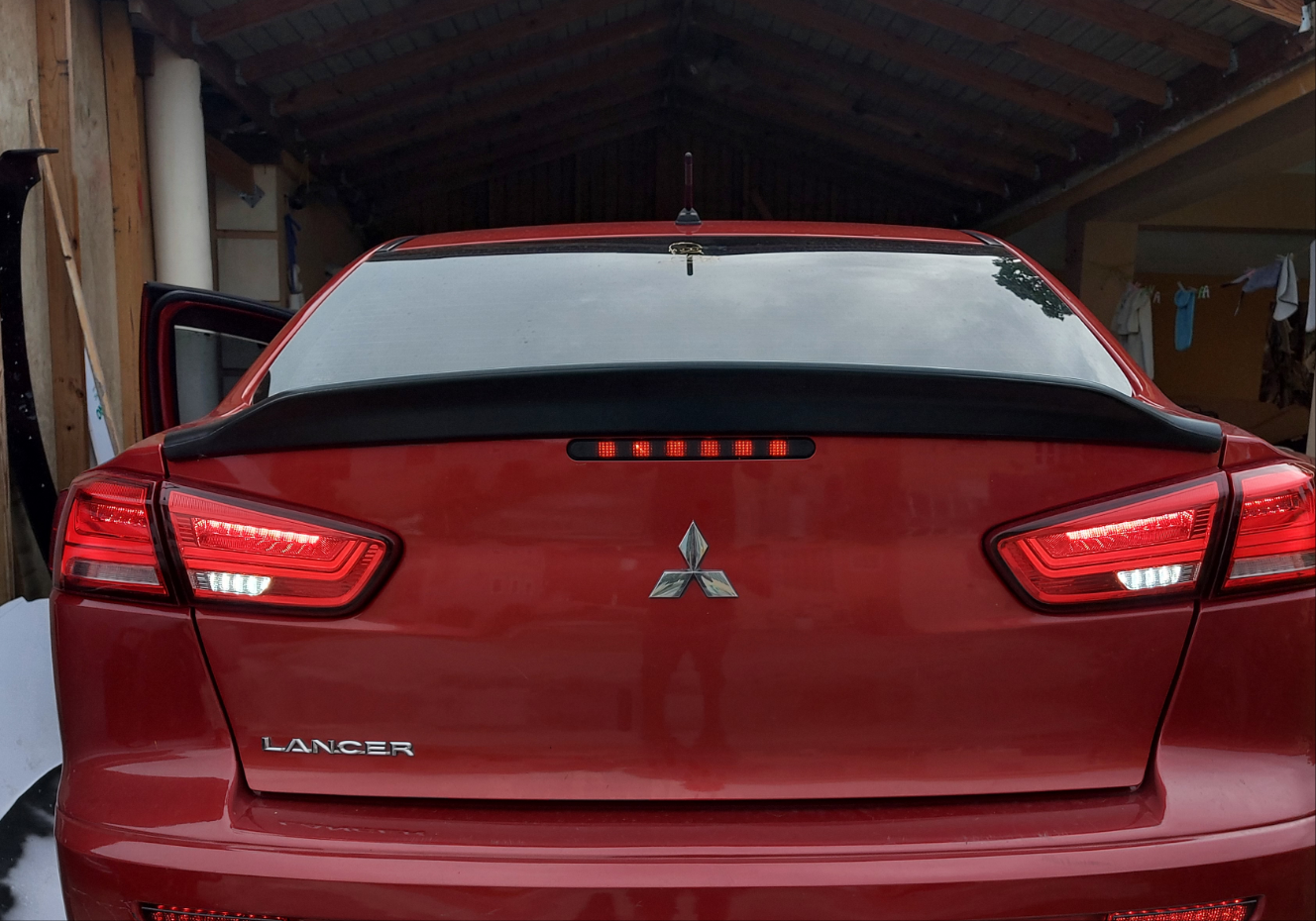 Audi style taillights for Mitsubishi Lancer 08-17