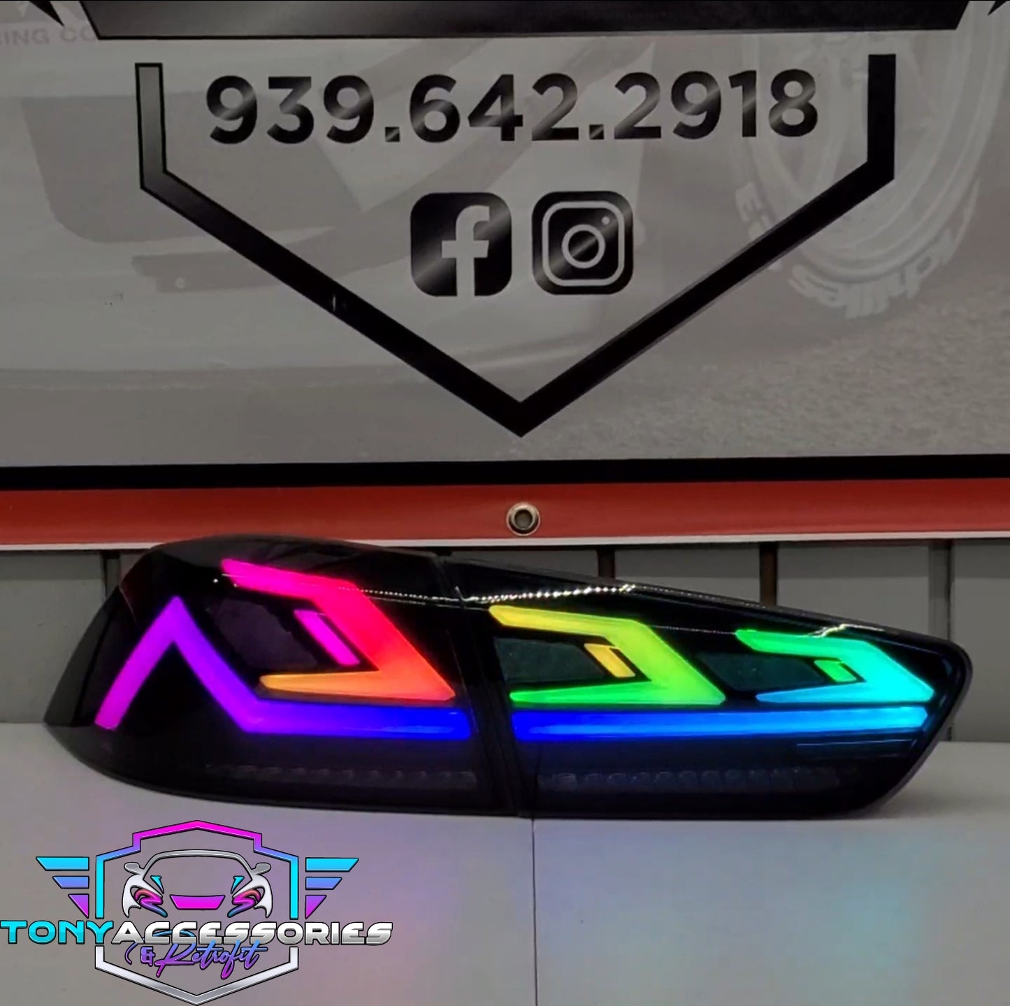 Sequential taillights for Mitsubishi Lancer 08-17(Hyundai Elantra style)