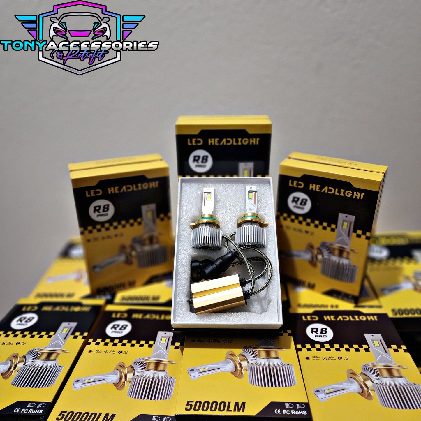 LED R8 Pro 50k Lumens