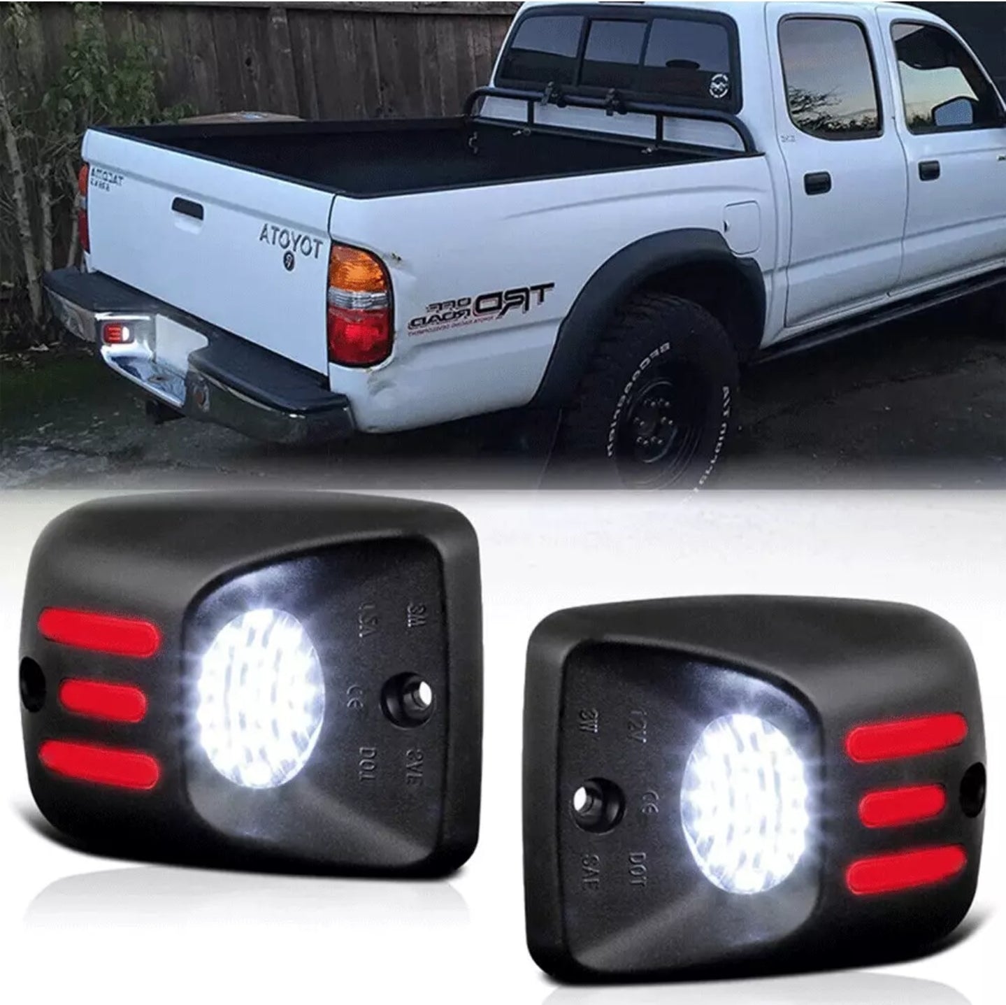 License plate lights for Tacoma 1995-2004