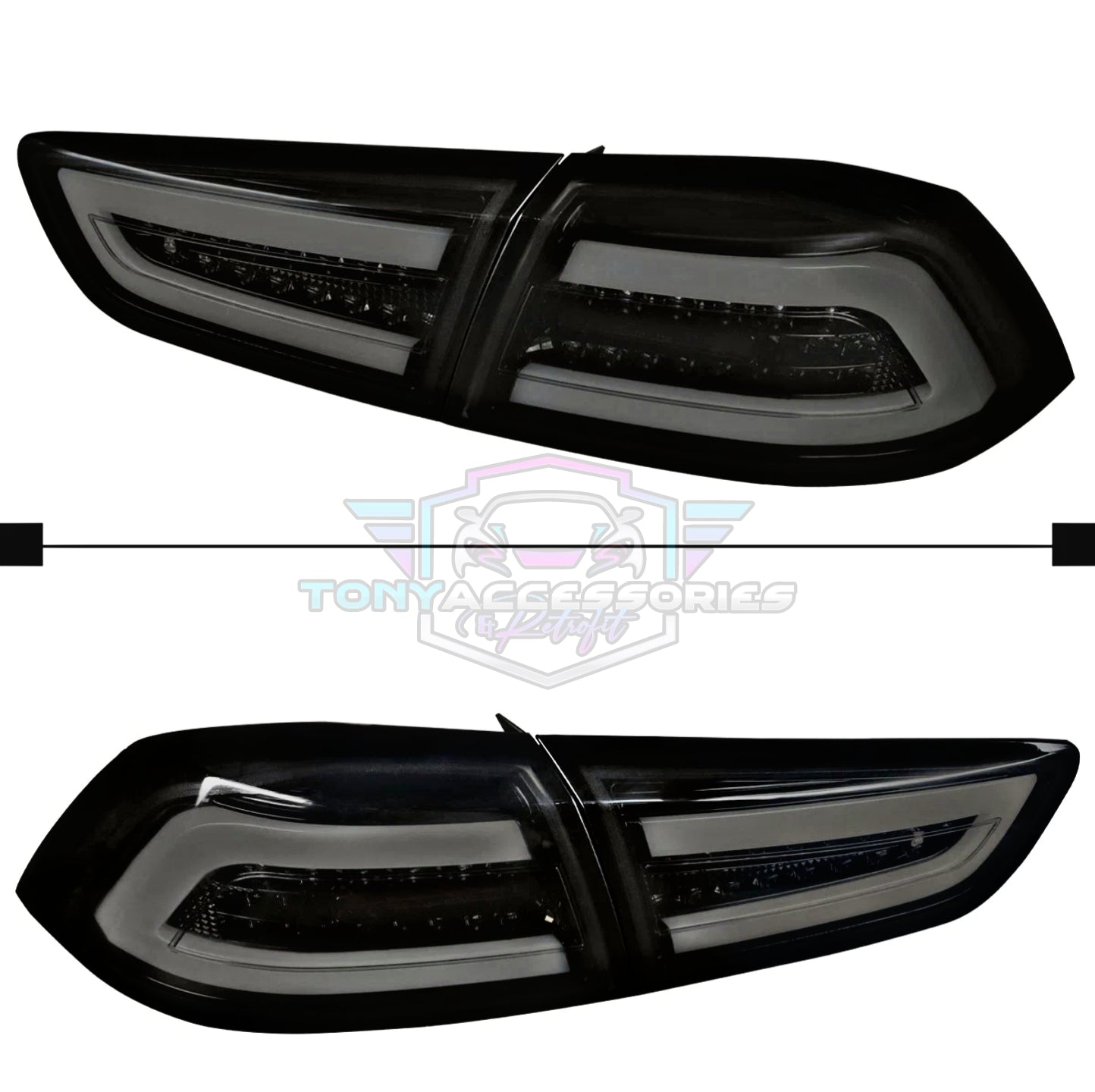 Mitsubishi Lancer 2008-2017 taillights (Spec-D style)