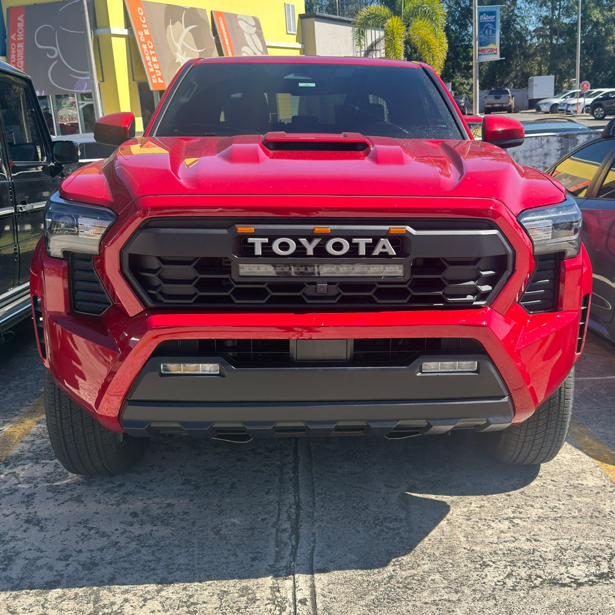 Tacoma 2024+ front TRD style grille w/lights & LED bar