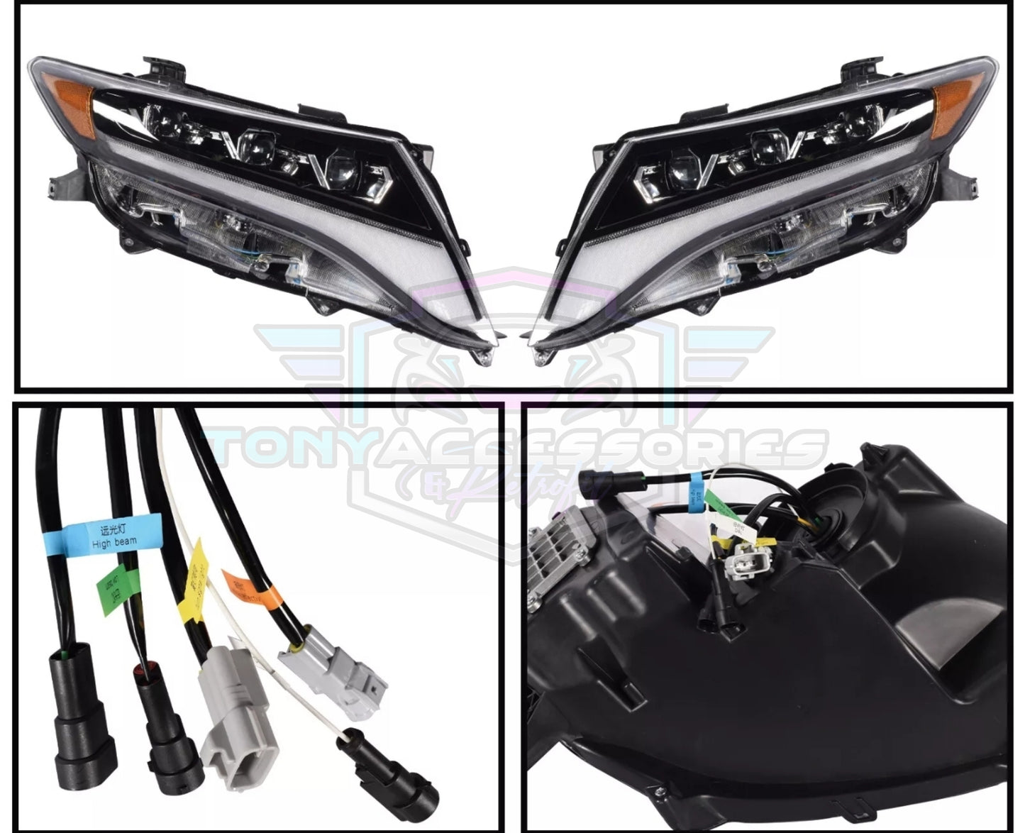 Toyota Venza 08-15 Headlights(Lexus style V2)