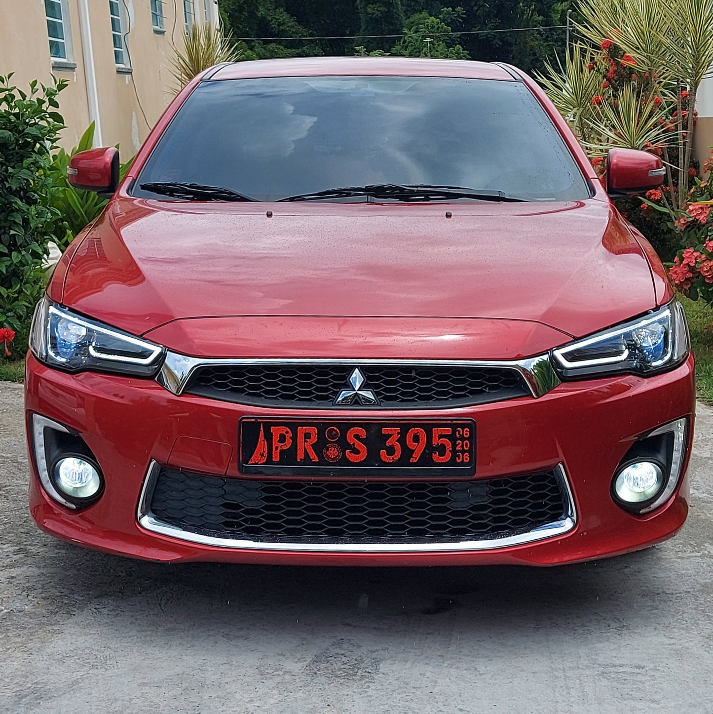 Mitsubishi Lancer headlights 2008-17 (Audi A5 style)