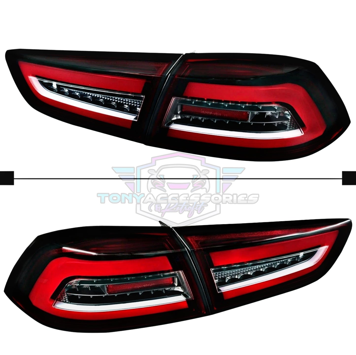 Mitsubishi Lancer 2008-2017 taillights (Spec-D style)