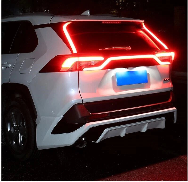 For Toyota RAV4 2019-2023 LED Rear Bumper Reflector Brake Tail Light Fog Lamp