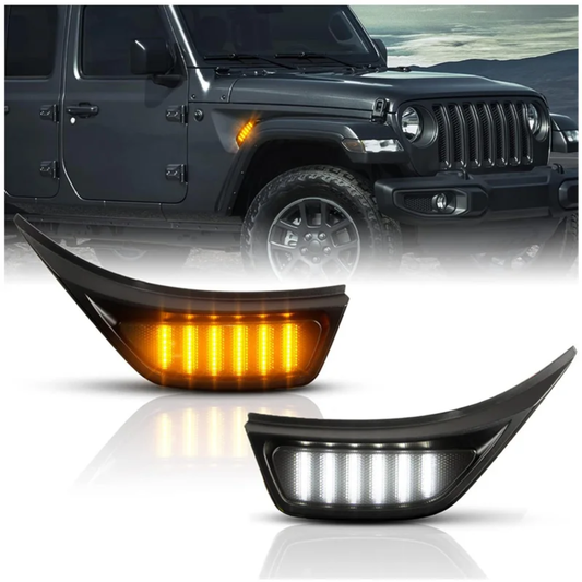 Jeep Wrangler JL 2018-2023 LED sequential side marker