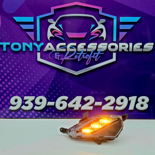 Kia Forte 2022+ LED fog lights w/turn signal