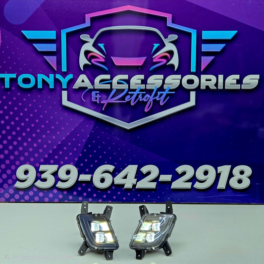 Kia Sportage 2011-2015 LED DRL fog light kit