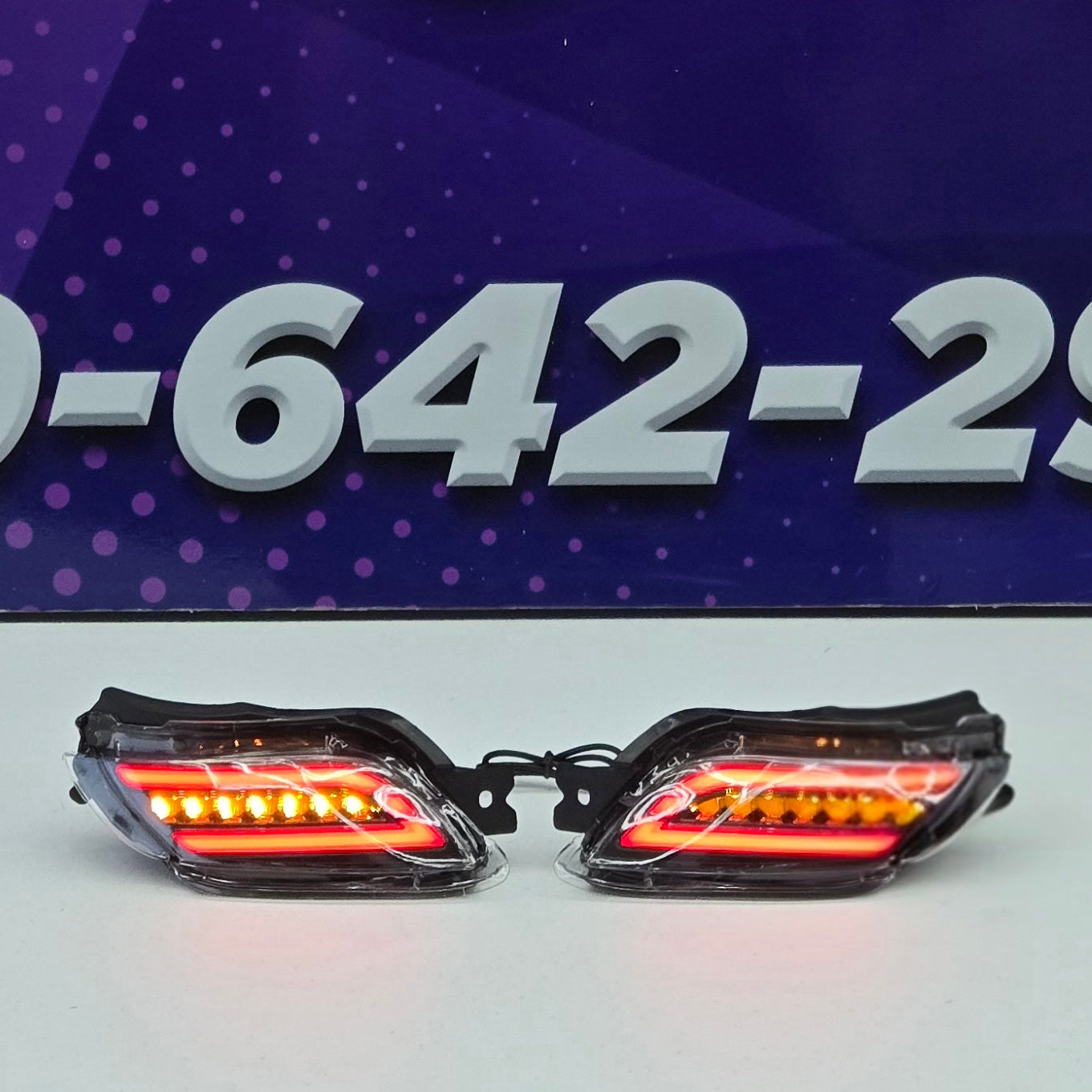 Toyota Yaris/ Vios 2008-2013 rear bumper LED DRL reflectors