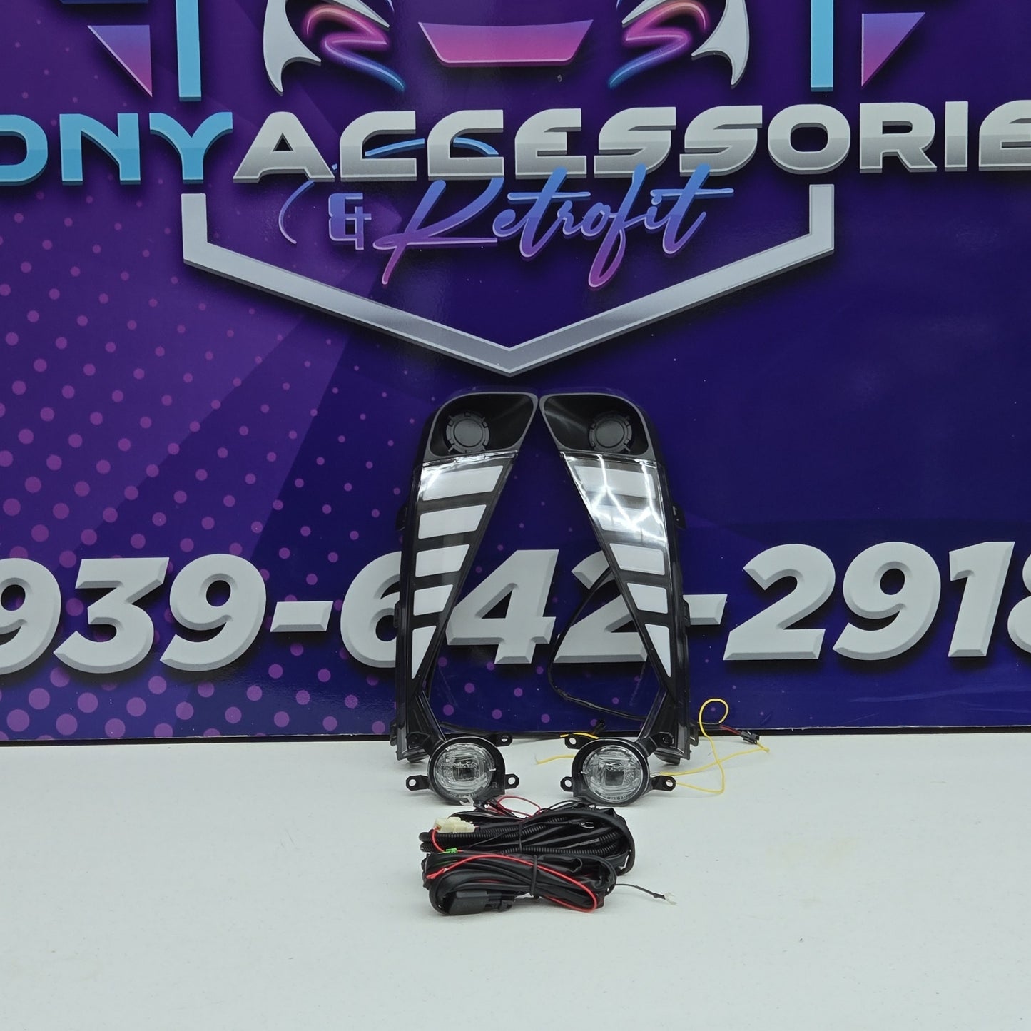 Toyota CH-R 2020+ fog light kit with LED DRL & turn signal
