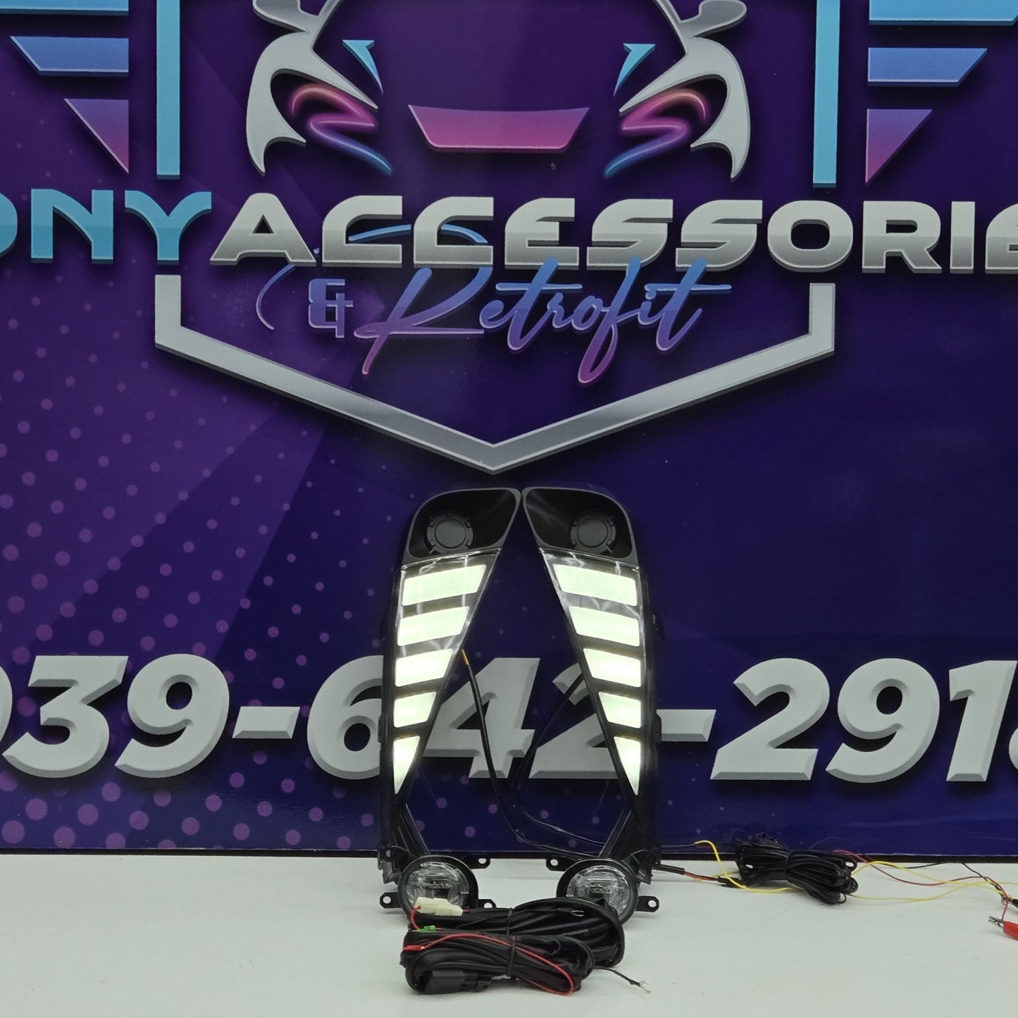 Toyota CH-R 2020+ fog light kit with LED DRL & turn signal