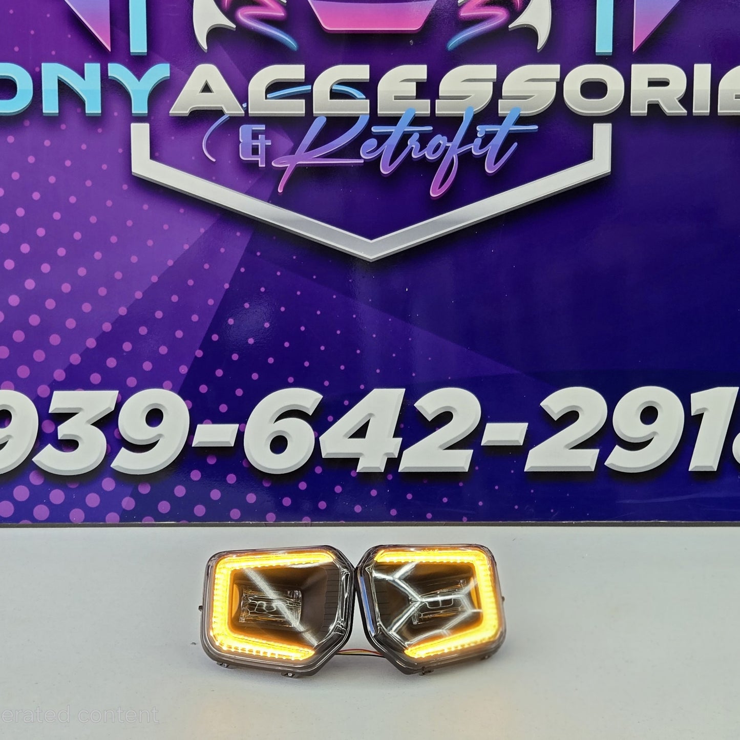 Toyota Tacoma 2016-2023 LED fog light kit w/ DRL & turn signal