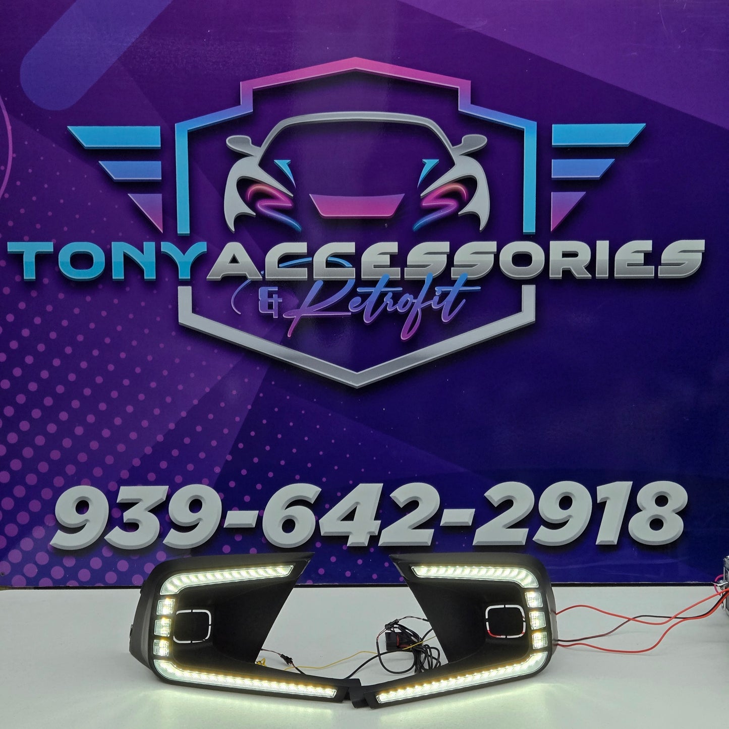 Honda Civic 11th gen 2022+ LED DRL foglight kit (C shaped)