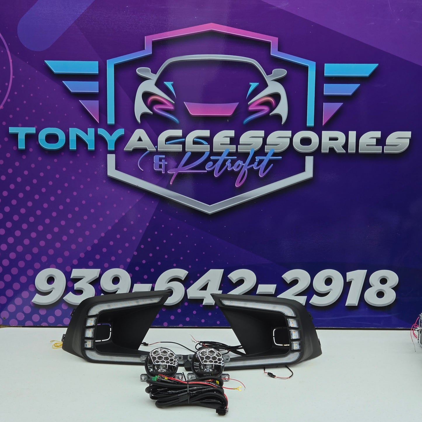 Honda Civic 11th gen 2022+ LED DRL foglight kit (C shaped)