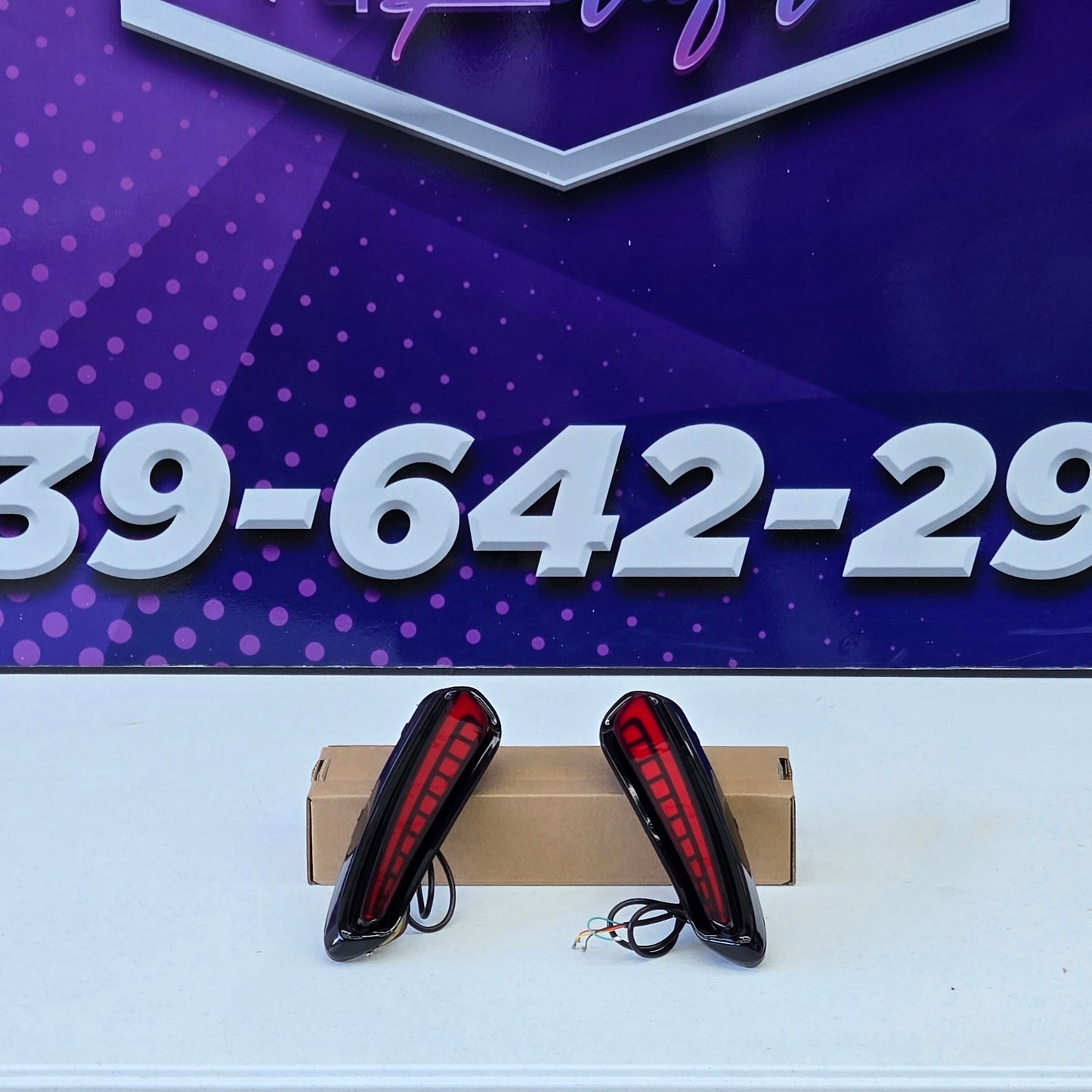 Honda Civic Type R 2023+ rear bumper LED DRL reflector