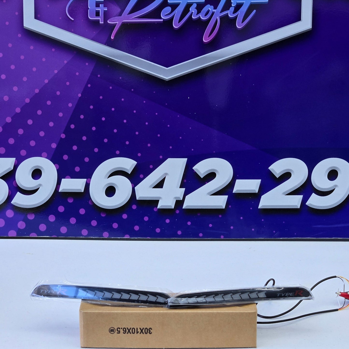 Honda Civic 11th gen 2022+  rear bumper LED DRL reflectors sequential