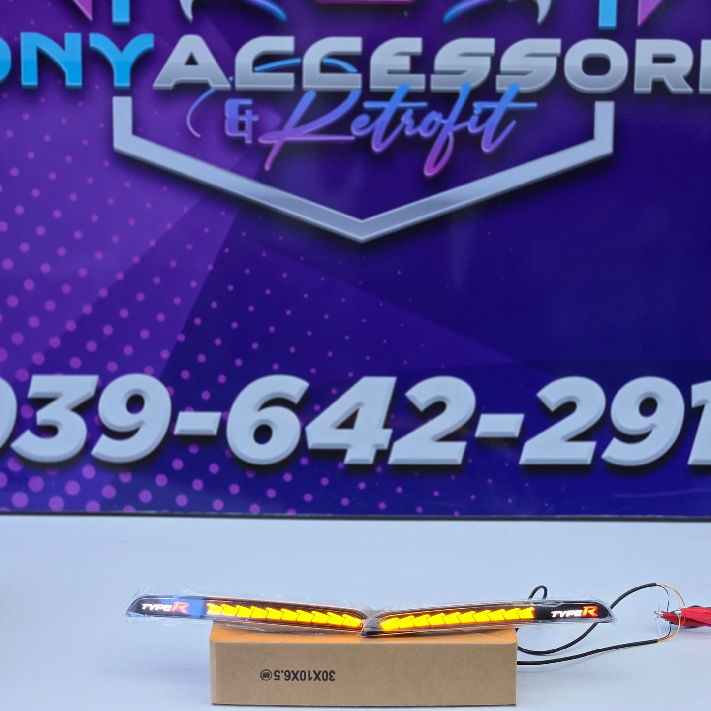 Honda Civic 11th gen 2022+  rear bumper LED DRL reflectors sequential