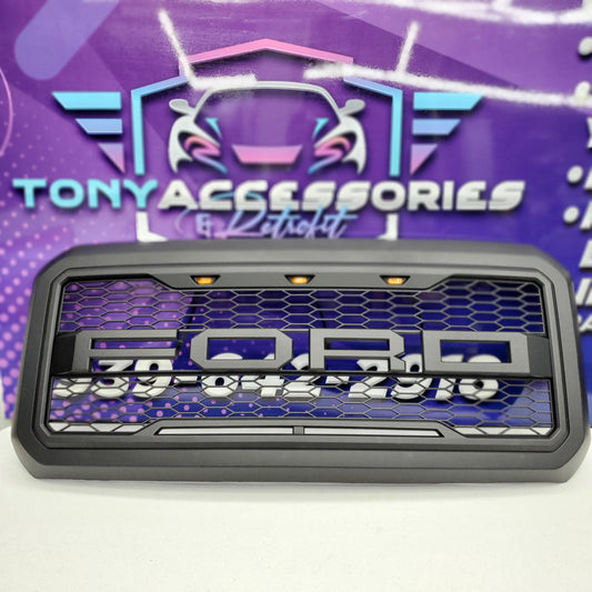 Ford F250/F350 2011-2016 front grille w/ lights