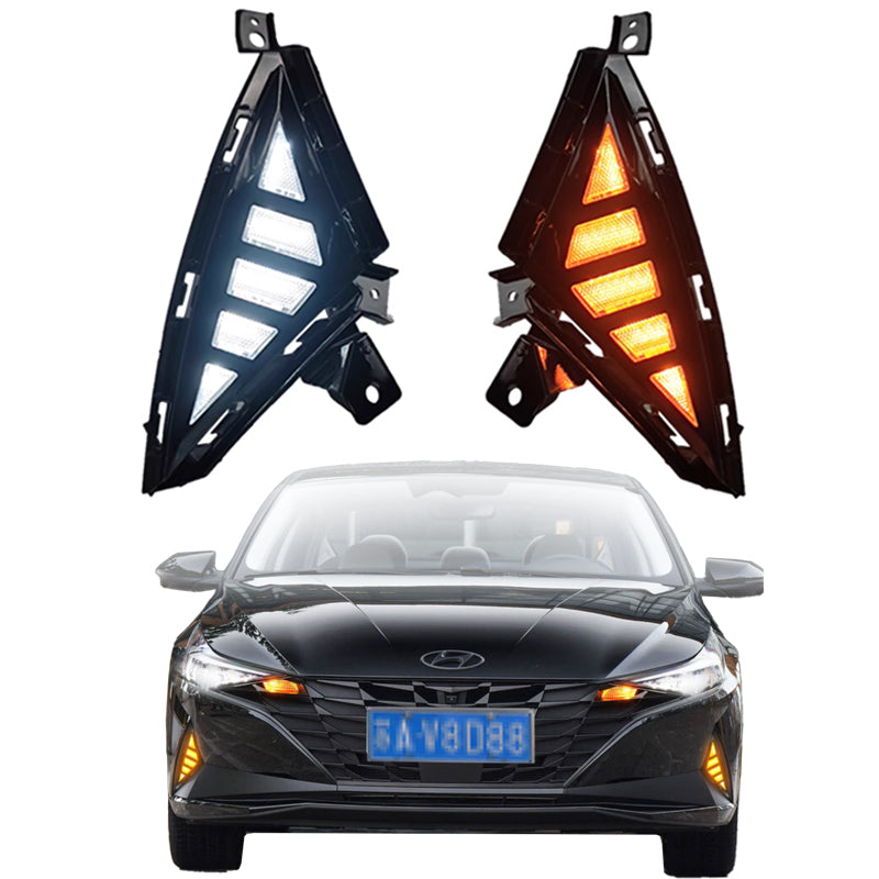 Hyundai Elantra 2021-23 LED Fog DRL w/ turn signal