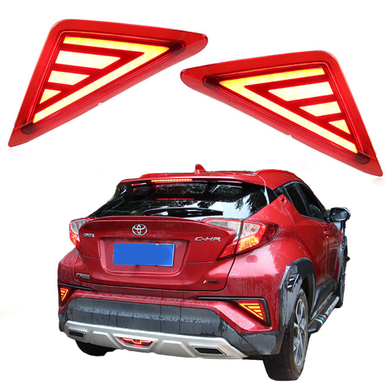 Toyota CH-R 2016+ rear bumper LED DRL reflector