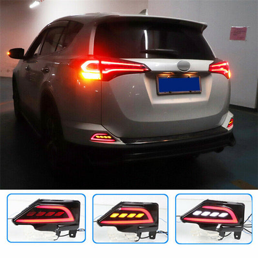 Toyota Rav4 2016-2018 rear bumper LED DRL reflector