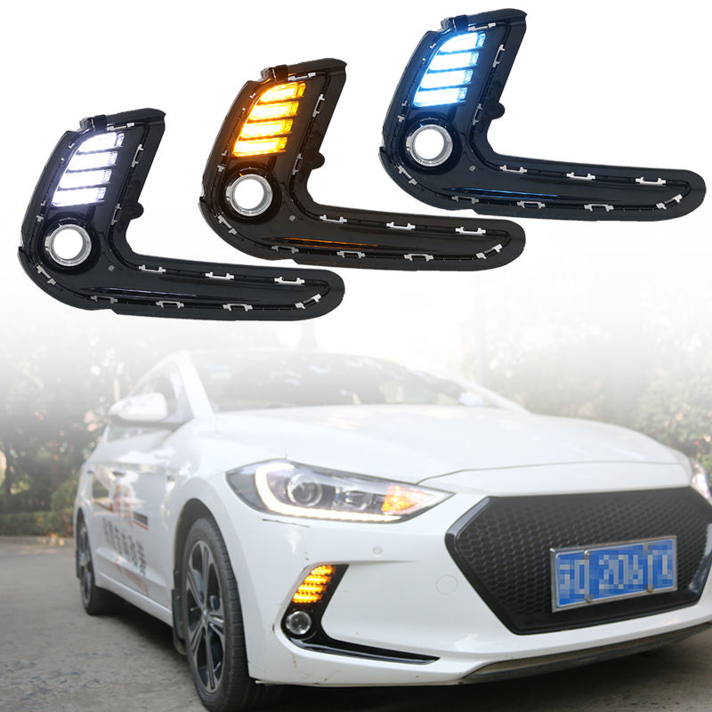 Hyundai Elantra 2016-18 switchback DRL fog cover