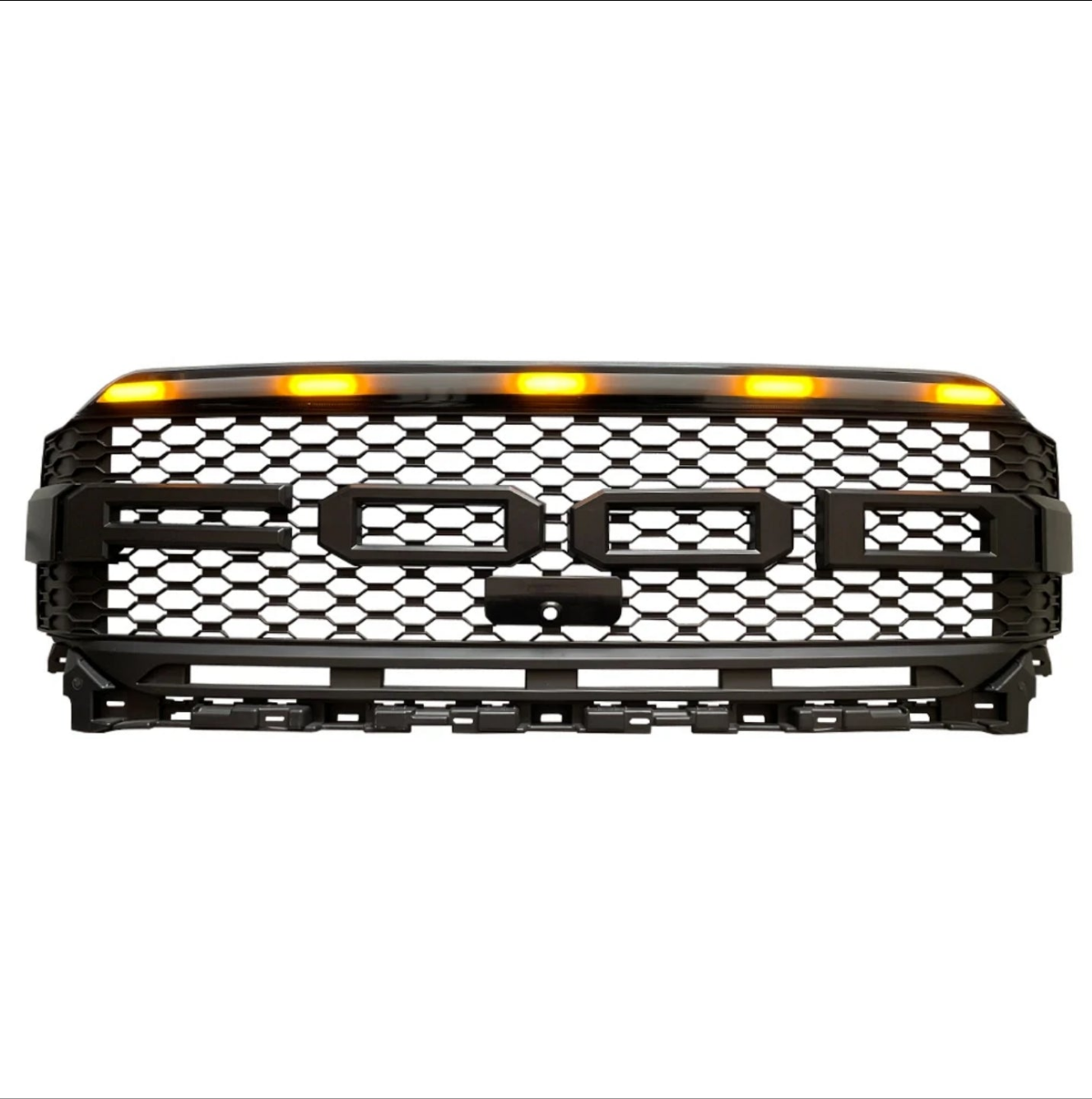 Ford F150 2021-23 front grille(Raptor style) w/Switchback DRL light bar