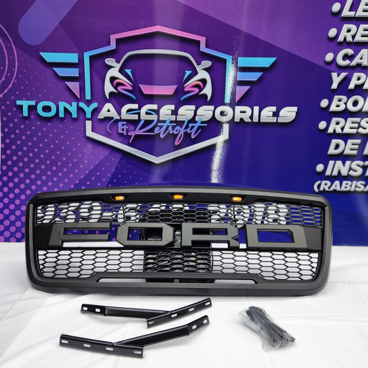 Ford F150 2004-08 front grille(Raptor style) with lights