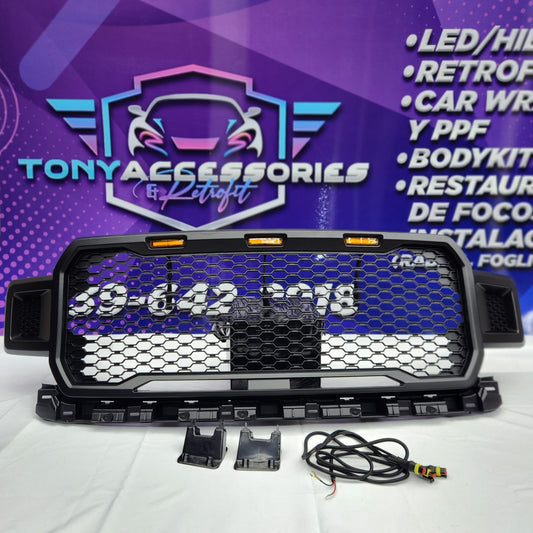 Ford F150 2018-2020 front grille w/lights