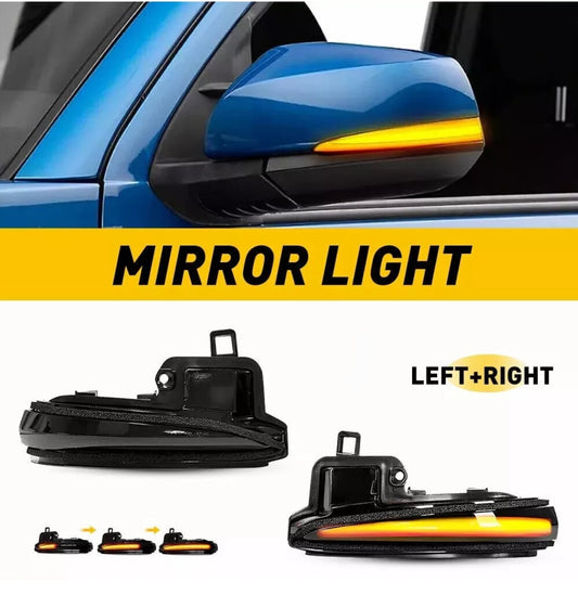 Sequential side mirror turn signals