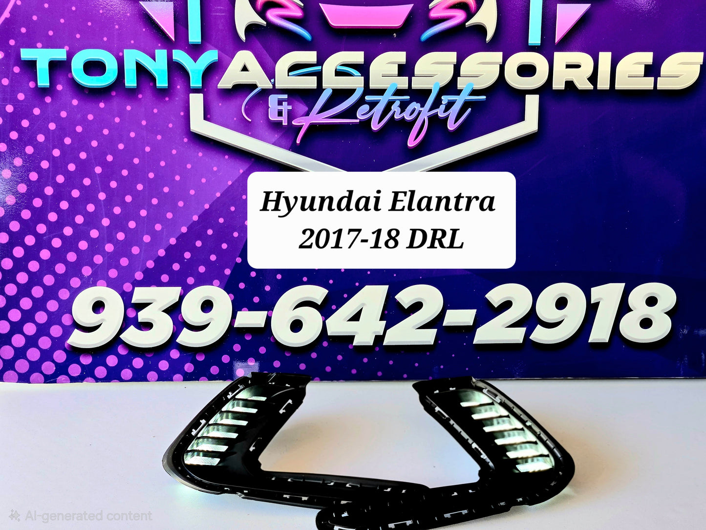 Hyundai Elantra 2016-18 LED DRL w/ turn signal