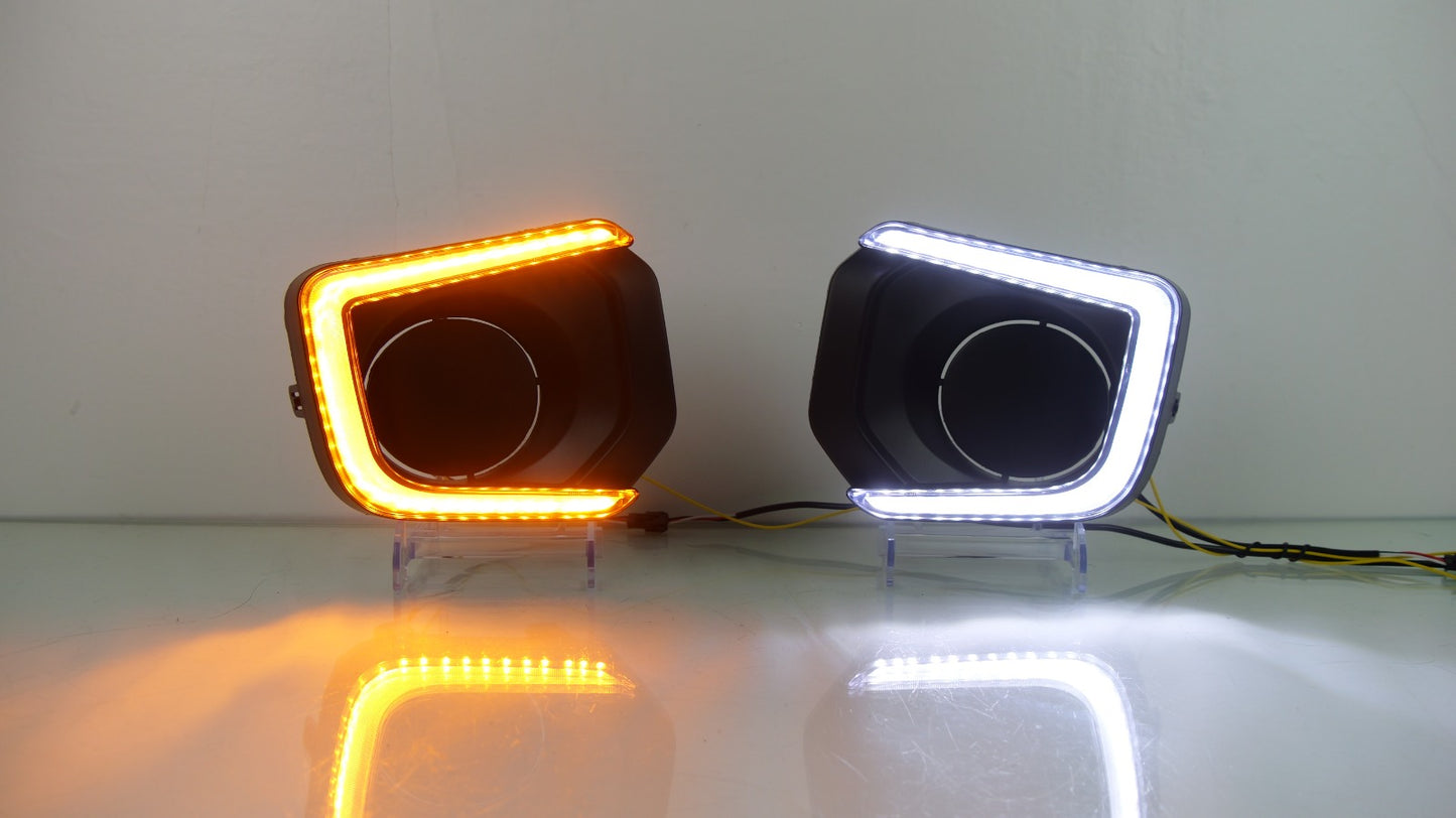 Toyota Tacoma 2016-2023 LED Foglight Cover W/ turn signal