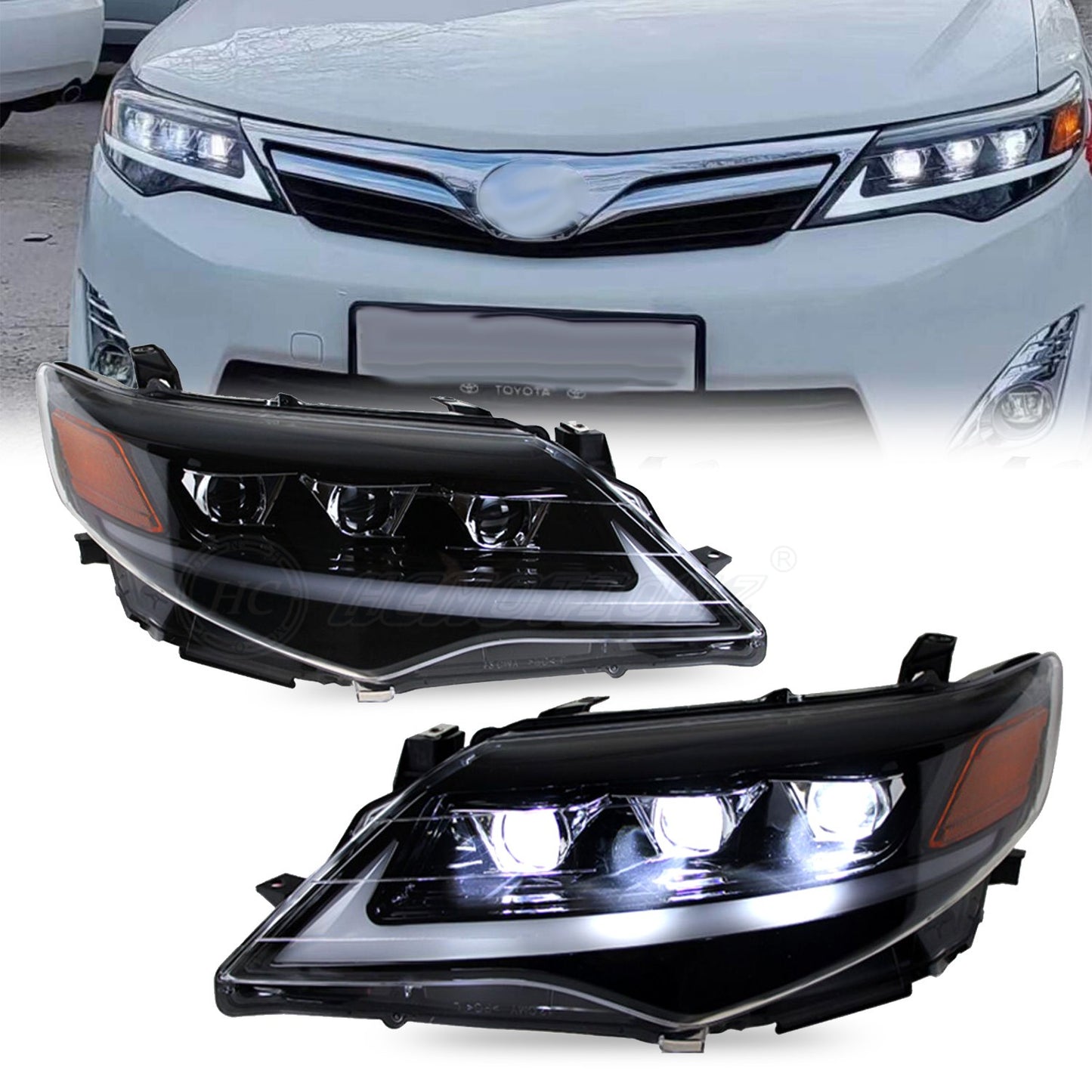 Toyota Camry 2012-2014 3 proyector LED headlight(Lexus style)