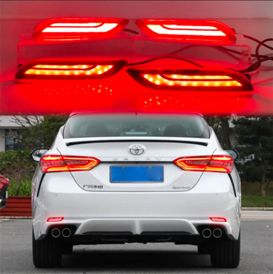 Toyota Camry 2018-2024 rear bumper LED DRL reflector
