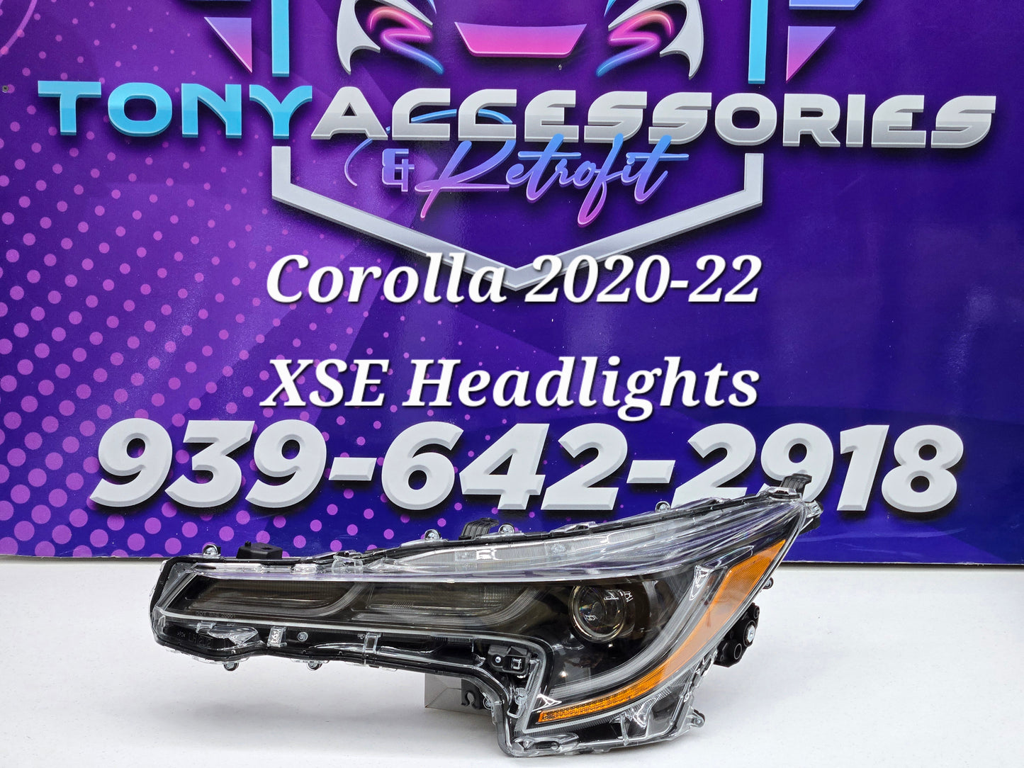 Corolla 2020+ XSE/SE style headlights