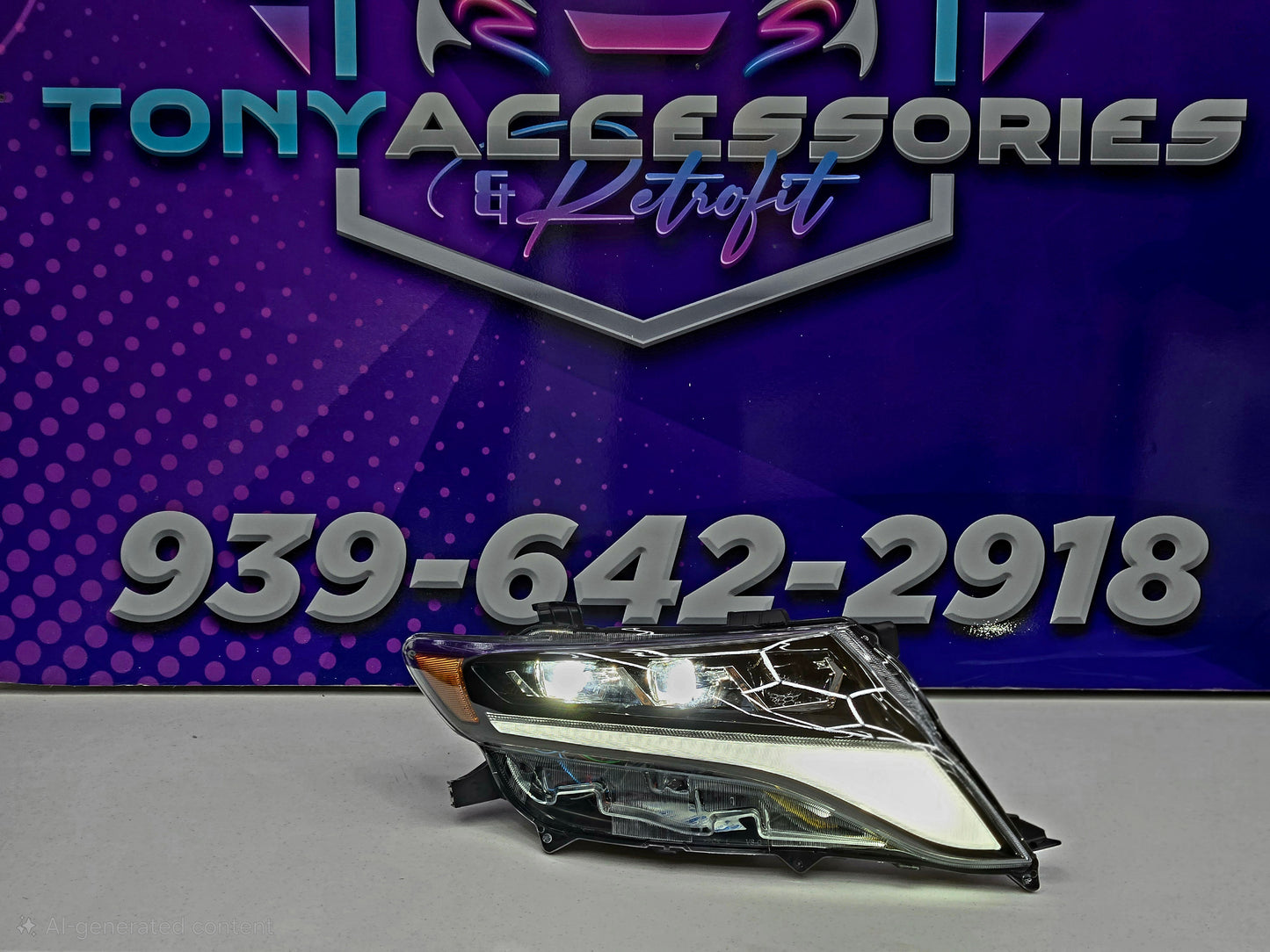 Toyota Venza 08-15 Headlights(Lexus style V2)