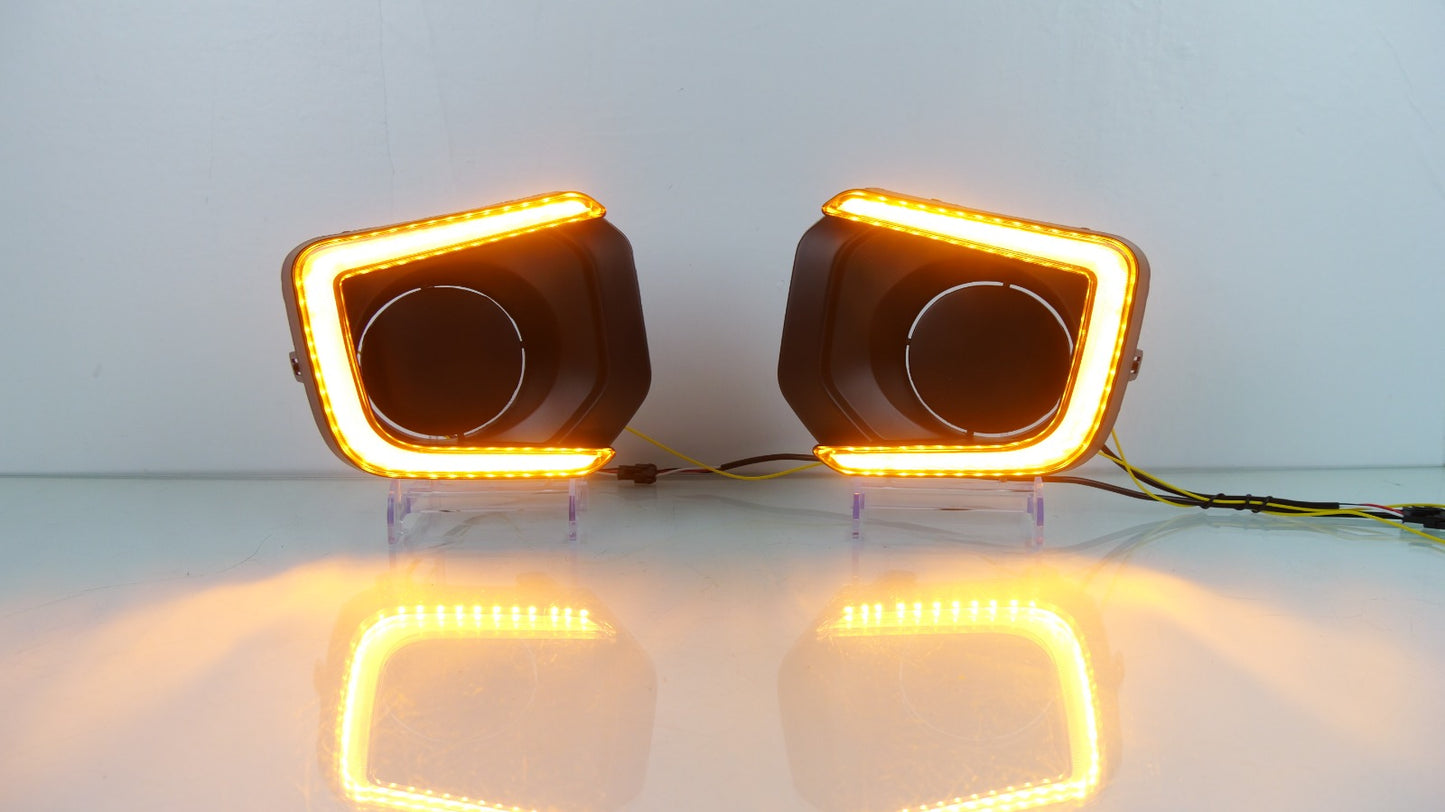 Toyota Tacoma 2016-2023 LED Foglight Cover W/ turn signal