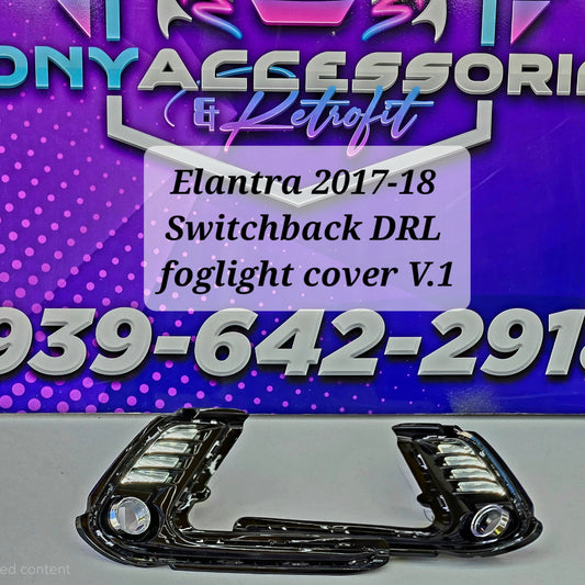 Hyundai Elantra 2016-18 switchback DRL fog cover