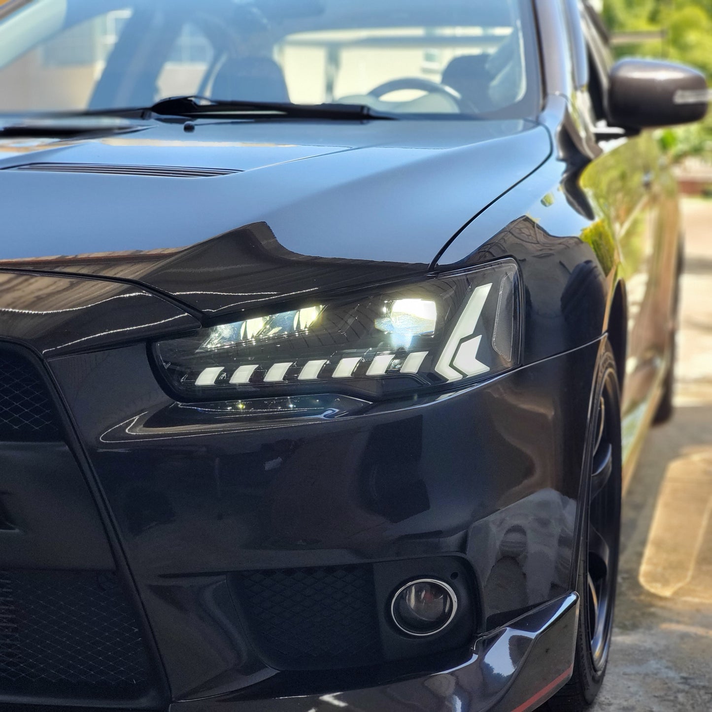 Mitsubishi Lancer/Evo-X/Ralliart 2008-17 headlights (Audi RS5 style)