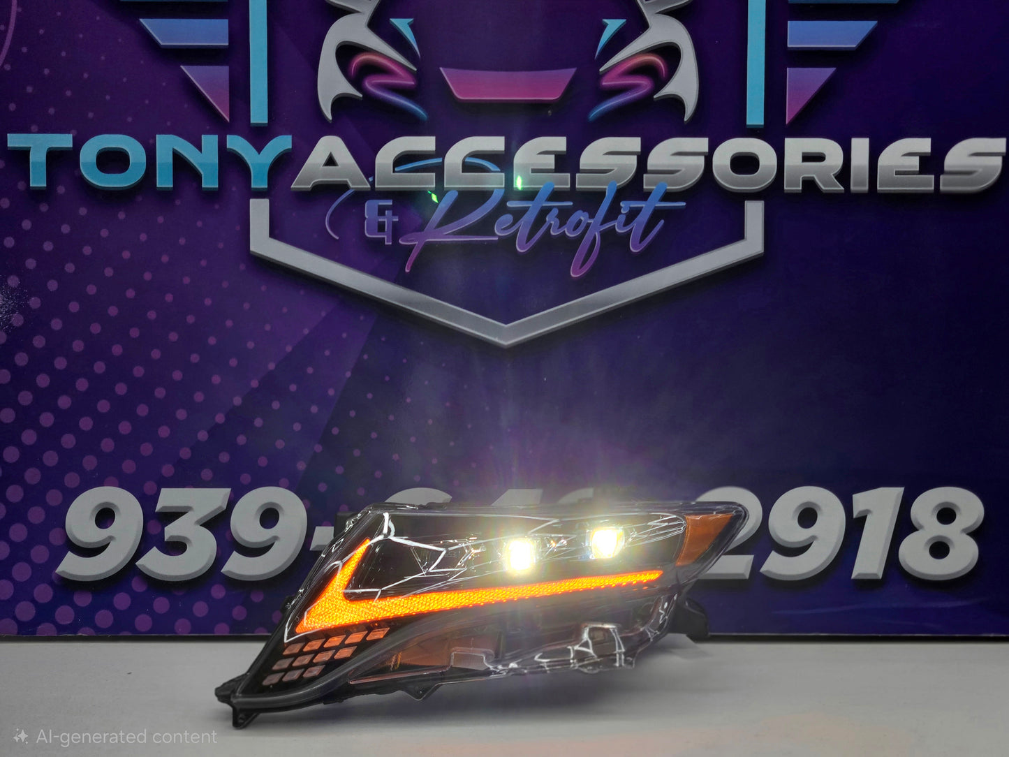 Toyota Venza 08-15 Headlights (Lexus style V1)