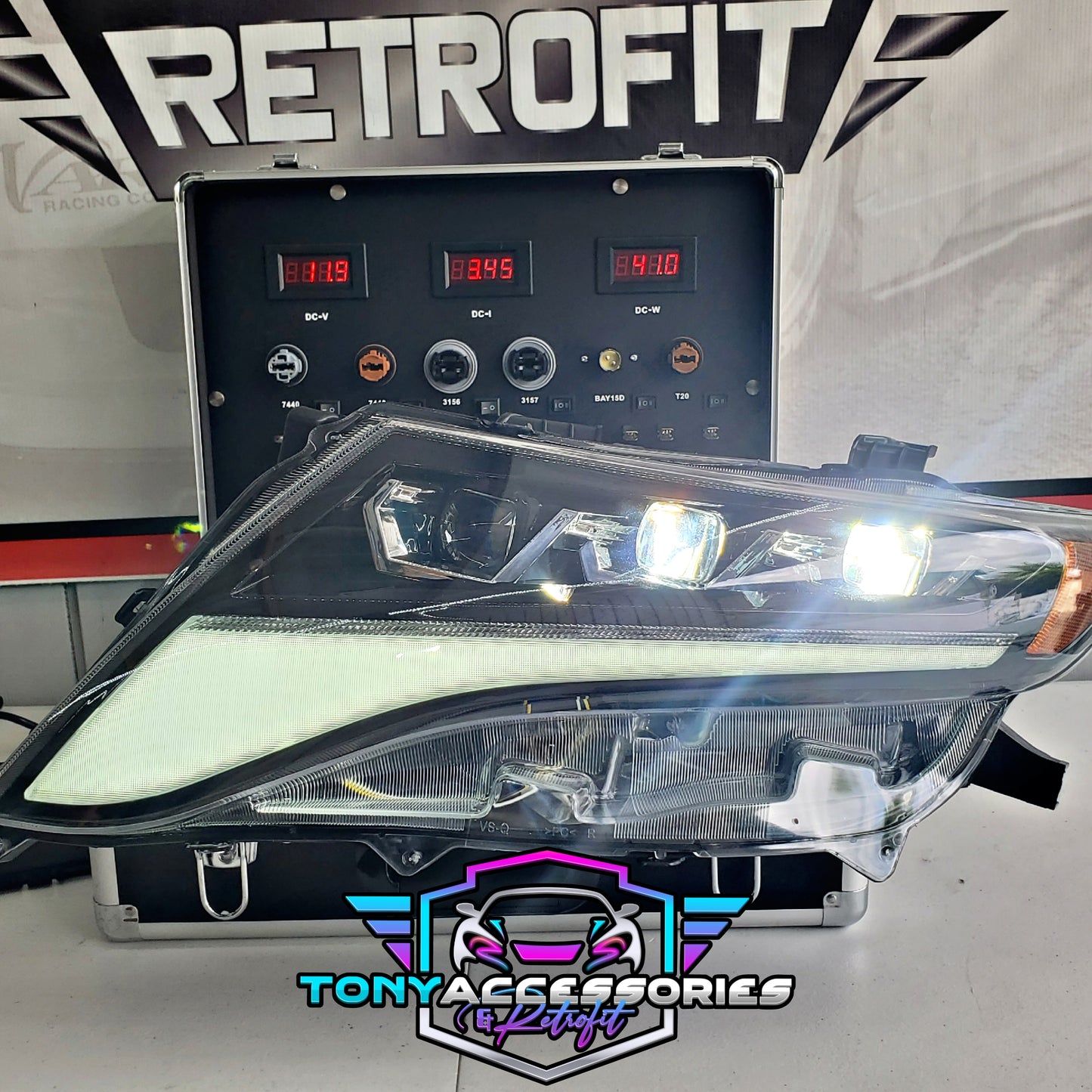 Toyota Venza 08-15 Headlights(Lexus style V2)