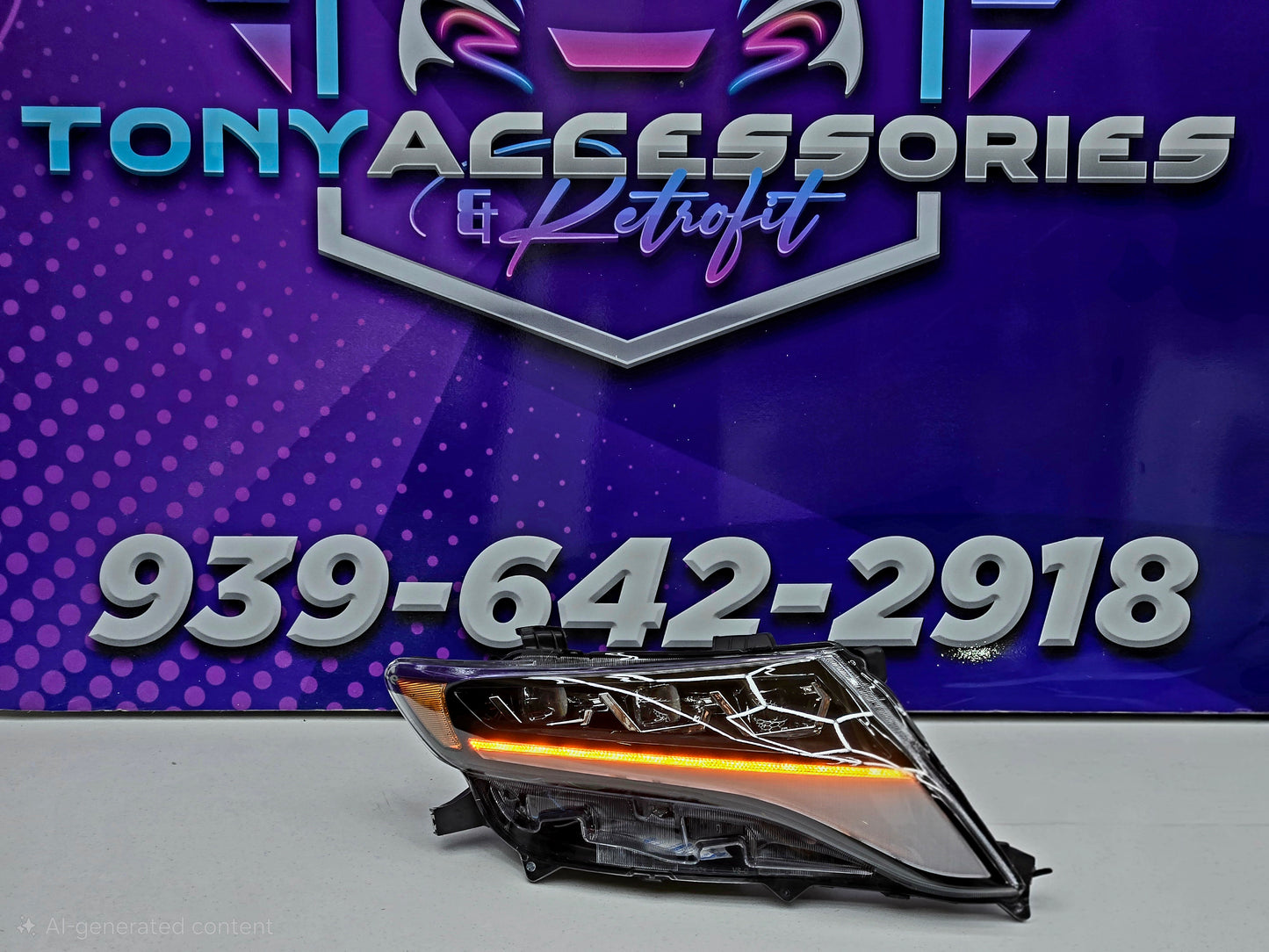 Toyota Venza 08-15 Headlights(Lexus style V2)