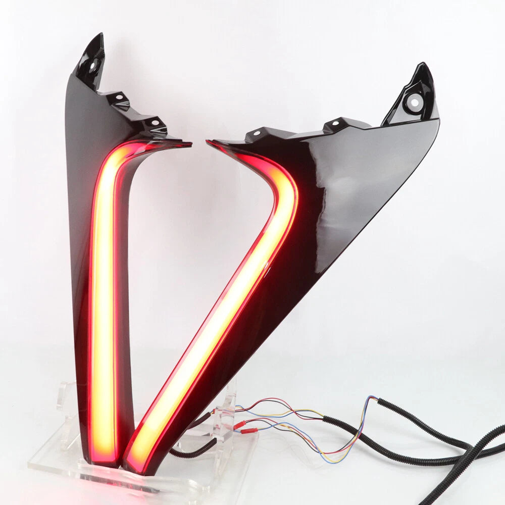 For Toyota RAV4 2019-2023 LED Rear Bumper Reflector Brake Tail Light Fog Lamp